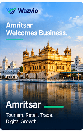 Marketing Solutions for Businesses in Amritsar by Wazvio — WhatsApp, Meta, RCS and Email marketing