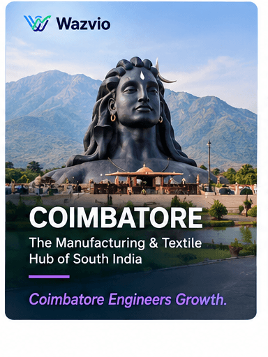 Marketing Solutions for Businesses in Coimbatore by Wazvio — WhatsApp, Meta, RCS and Email marketing