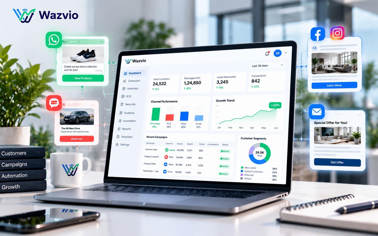 Pune business marketing solutions by Wazvio